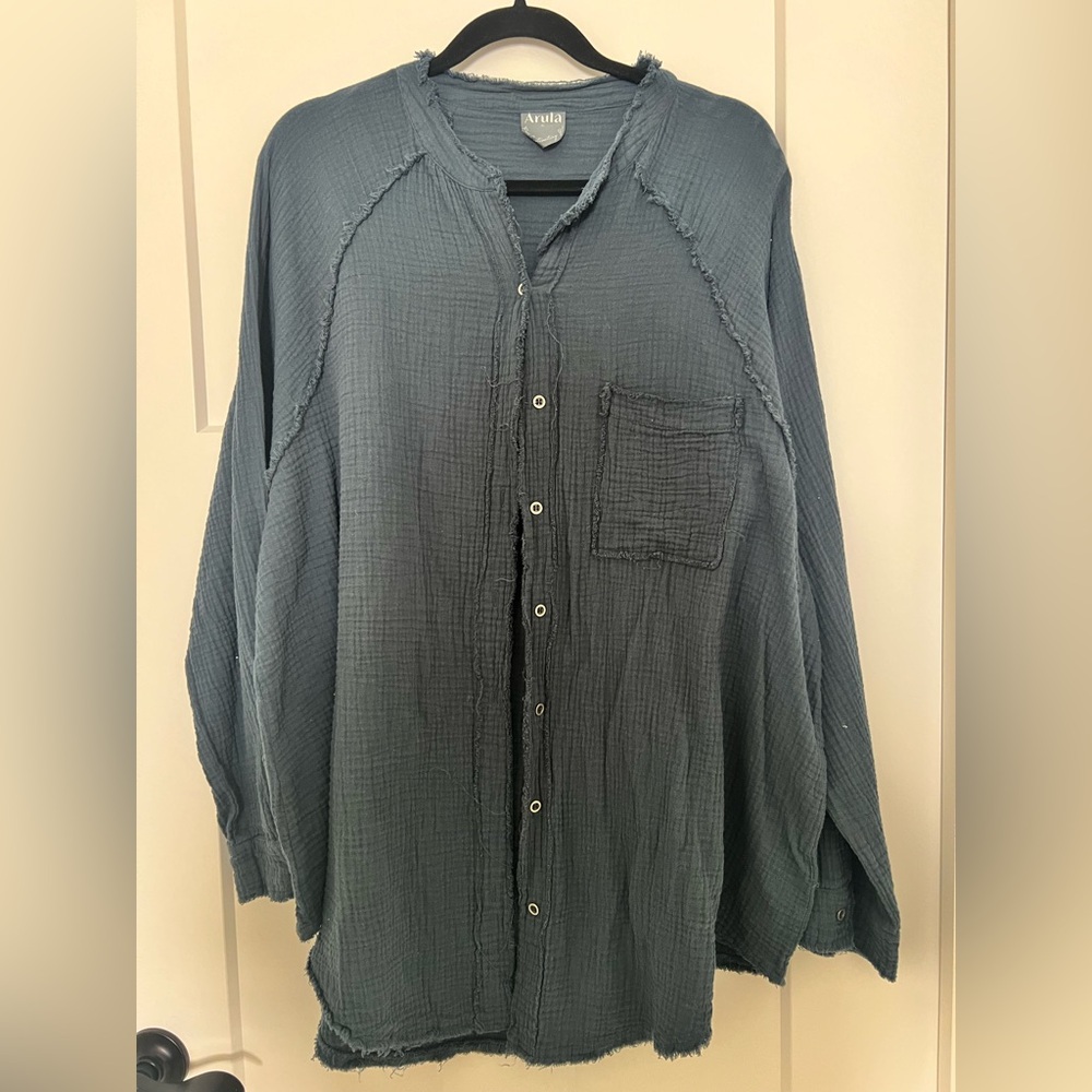 Arula (altered state) cotton button down
